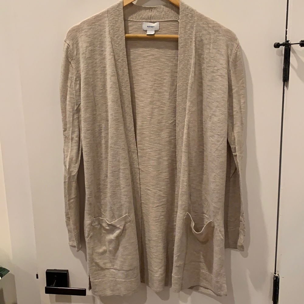 Beige Light Weight Cardigan